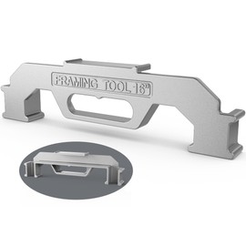 Kolvoii Framing Tool, 16 Inch On-Center Framing Tools, 100% Cast Aluminum Framing Spacing Tool, Measurement Jig Tool For Walls, Roofs, Floors or Ladders