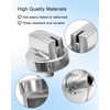 QAGGUM Gas Stove Knobs Compatible with GE PGP9030SL1SS PGP7036DL1BB PGP9036SL2SS