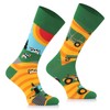 TODO Colours Funny Socks with Motif - Multicoloured, Colourful, Crazy