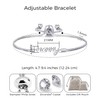 Philip Jones Silver Plated Nanny Bracelet Created with Zircondia® Crystals