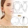 Beebeecraft 1 Box French Hook Earring Hooks 925 Sterling Silver