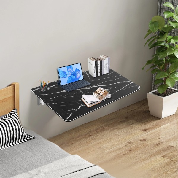 Unbranded Wall Mounted Floating Folding Computer Desk PC Table Space