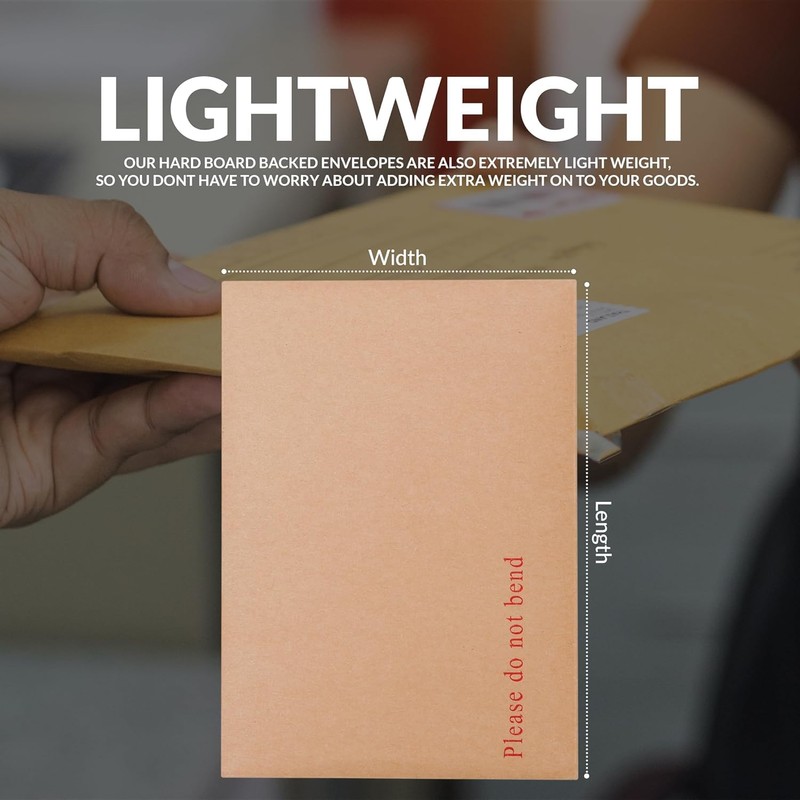 5 X A5/C5 Board Back Manila Envelopes. Please Do Not