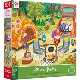 Ceaco - Olivia Gibbs - ¡Ve a Acampar! - Rompecabezas de 500 Piezas