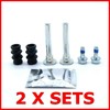 2 Sets Front Brake Caliper Slider Pin Guide Kit Compatible