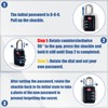 TRUEIN 3 Pack Suitcase Locks, 3-Digit TSA Approved Luggage Locks,