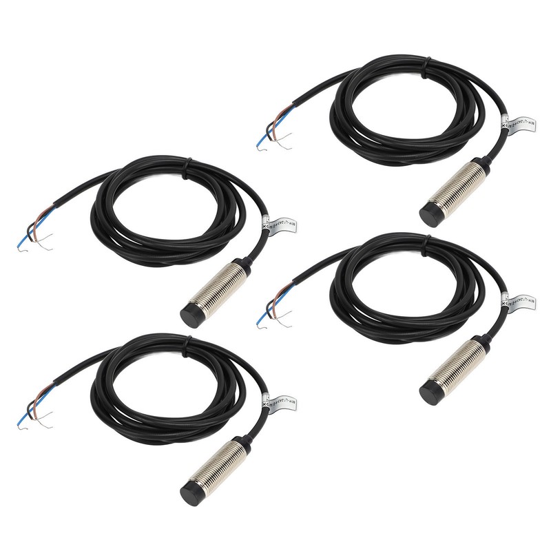 4 Sets Proximity Sensor 3 Wire NPN NC Contact Inductive
