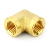 GORAGUCHI 6PCS 1/8" Npt Female, 90 Degree Brass Pipe Fittings