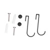 Black Corner Shower Caddy Aluminium Alloy for Bathroom Toilet Kitchen