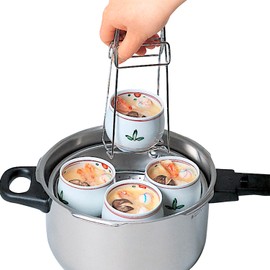 Kai Corporation KAI Kitchen DH8075 Stainless Steel Steaming Holder Tongs, Dishwasher Safe, Silver, Made in Japan