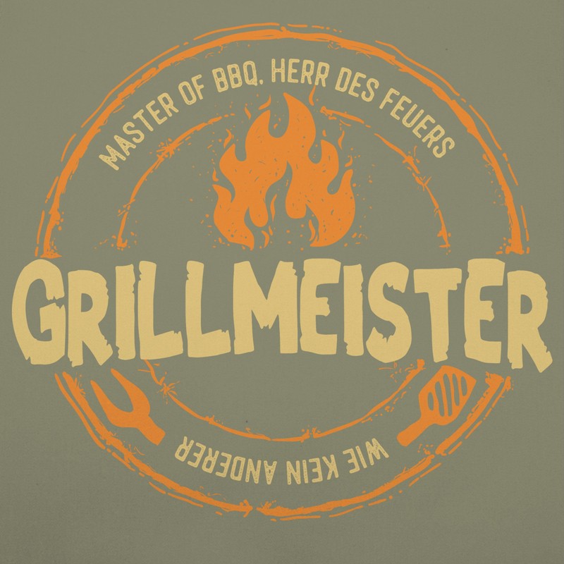Shirtracer - Apron – Grill Apron Men 1 – Grillmeister