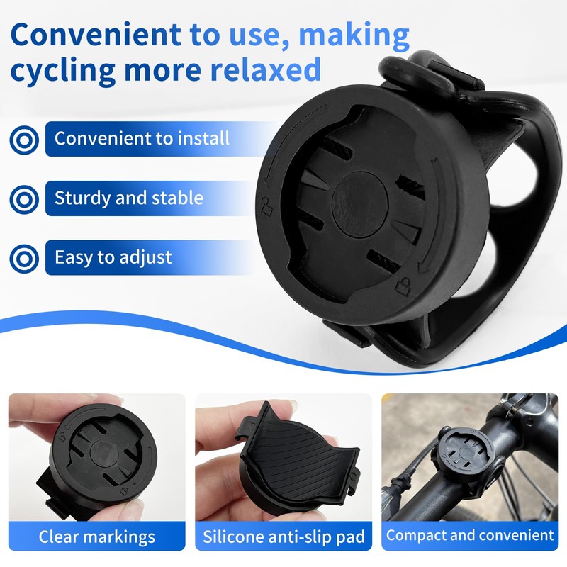 360° Rotatable Bicycle Computer Mount for Garmin - Bicycle Mount
