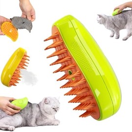 Steamy Cat Brush,cepillo De Vapor Para Gatos, Cepillo De Vapor Para Gatos 3 En 1, Cepillo De Vapor Para Gatos, Para Eliminar El Pelo Enredado Y