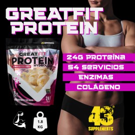 Proteína Para Mujer Hidrolizada 1.8kg + Glúteo Peptonas Kiv
