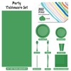 JHDZDHY 202 Pieces Disposable Plastic Dinnerware Set, Plastic Cutlery Set