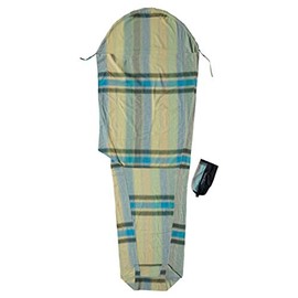 Cocoon Flannel MummyLiner (Afr Rainbow, 95-Inch x 35/22-Inch)