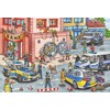 Schmidt Spiele Polizei 56450 Police Operation, 100 Pieces, Children's Puzzle,