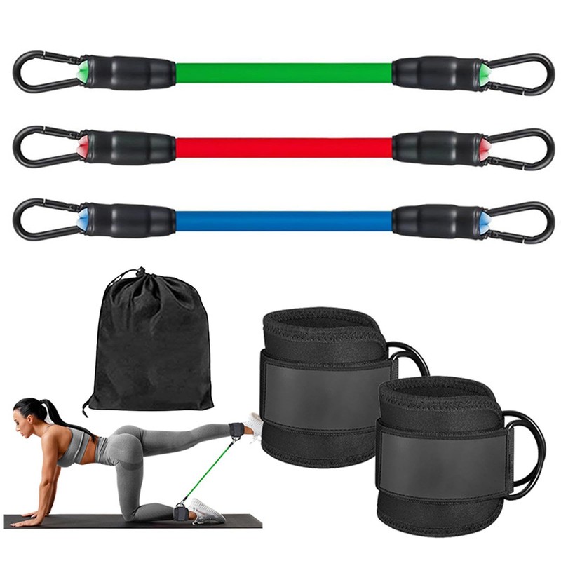 Ankle Resistance Band,Ankle Band Cuff for Fitness Training | Adjustable