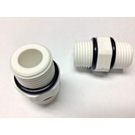 Unbranded Hex Nipple 1/2" Male x 1/2" Male  MBSP (2) Threaded Pipe Fittings Water Filter