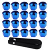 Nihfien 20 Pcs Wheel Lug Nut Covers, 19mm Universal Anti-Rust