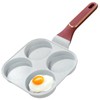 JUSTUP Nonstick Omelette Pan, 4 Cups Healthy Granite Non Stick