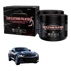 Cera Paste Wax 2pzs Mate para Autos Carnauba Fácil De Aplicar Protege Y Realza El Exterior Del Auto Con Nanotecnología, Ideal Para Pulido, Detallado Y Restaurar El Brillo