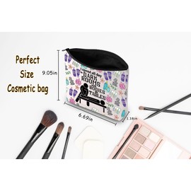 Massage Therapist Gift Chiropractor Cosmetic Bag Masseuse Spa Coworker Gift (I Spend All Day in Dark CA Bag)