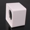 1pc New Square Cube Pattern ABS Mic Microphone Interview Logo