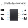 HDMI Audio Return Optical Coaxial Digital to Analog DAC Converter