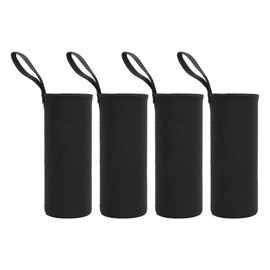 Pack of 4 Bottle Thermal Bags, Neoprene Sleeve for Water Bottles, Thermal Sleeve for Water Bottles, Thermal Sleeve for Outdoor Sports, Camping, Hiking, Travel