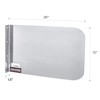 DuraSteel Stainless Steel Sink Splash Guard - 26" x 12"