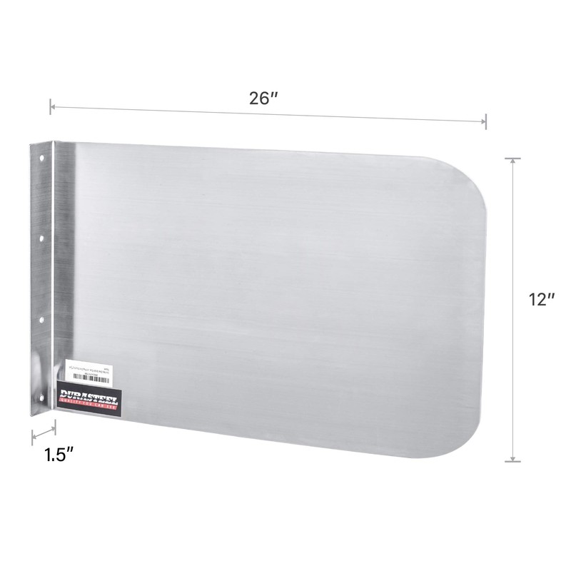 DuraSteel Stainless Steel Sink Splash Guard - 26" x 12"