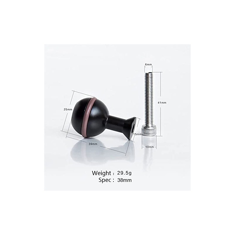NPS1/4 Tread Ball Head for DIVEVOLK Underwater housing