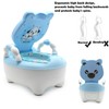 XKMT- Baby Kids Portable Bear Blue Potty Training Seat Toddler