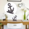 jojofuny Nautical Decor Resin Boat Anchor Model Mediterranean Style Nautical