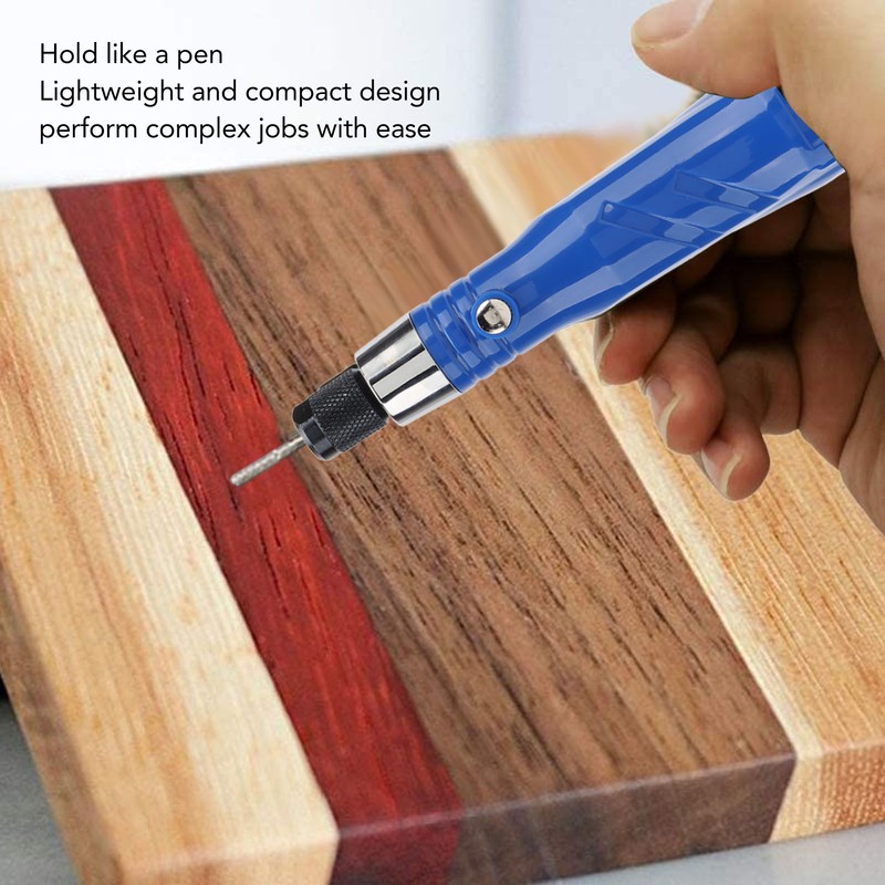Electric Engraving Pen USB Charging 3 Adjustable Speed Cordless ABS