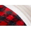 Carstens Lumberjack Red Plaid Plush Bedding Set, Queen
