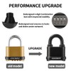 CINCINNO Weatherproof 4 Digit Combination Lock, Heavy Duty Combo Lock