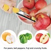 Apple Corer, Apple Corer Remover with ABS Handle and Serrated