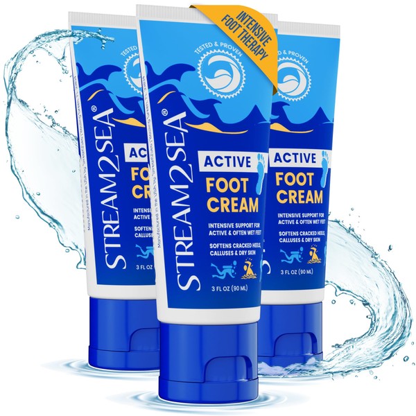 STREAM 2 SEA Active Foot Cream, Intensive Support for Active