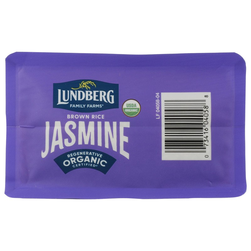 Lundberg Organic Jasmine Brown Rice – Long-Grain, Fluffy & Aromatic,