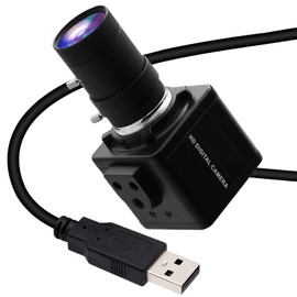 SVPRO 260fps High Speed Glof Swing Camera 1080P 60fps Manual Focus Computer Webcam with 5-50mm Lens 10X Optical Zoom Close-ups for Windows Linux MacOS Android Raspberry Pi