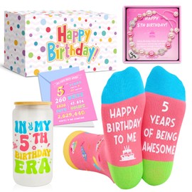 Gifts for 5 Year 0ld Girls - Happy Birthday Gift Ideas for Daughter Granddaughter Niece Toddlers 5t 4 PCs