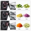 Safe Mandoline Slicer for Kitchen, 6 in 1 Vegetable Chopper,