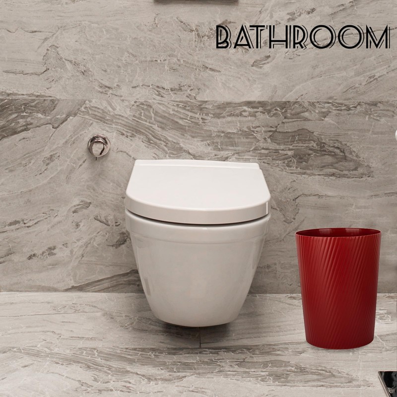 UUJOLY Small Trash Can Wastebasket Garbage Can Container Bins for