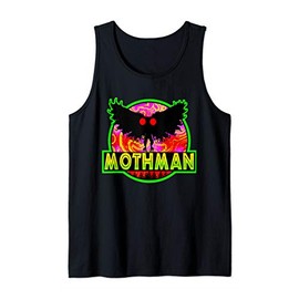 Mothman Colorful Vintage Retro Trippy Flying Monster Cryptid Tank Top