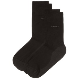 Camano Unisex 3652 Calf Socks, Black (05 Black), 43-46 (Manufacturer size: 43-46)