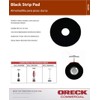 Oreck Commercial - 437.071 437071 Strip Orbiter Pad, 12" Diameter,