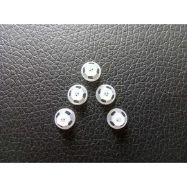 Jungle Care Hearing Aid Ear Piece Open Domes 6mm 5-Pack Comfortable PSAP (Personal Sound Amplifiers Product) Kit Ear Tips Invisible, Perfect for Open Air (Open fit), Except for RIC