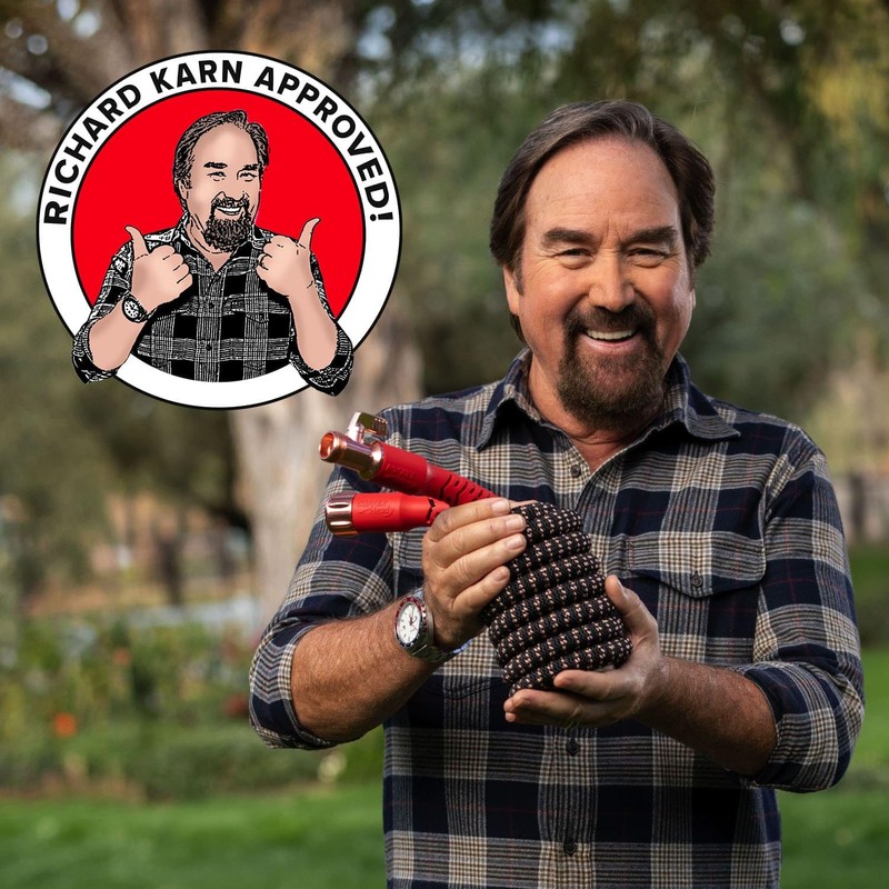 Pocket Hose Copper Head w/New Pocket Pivot Expandable Garden Hose